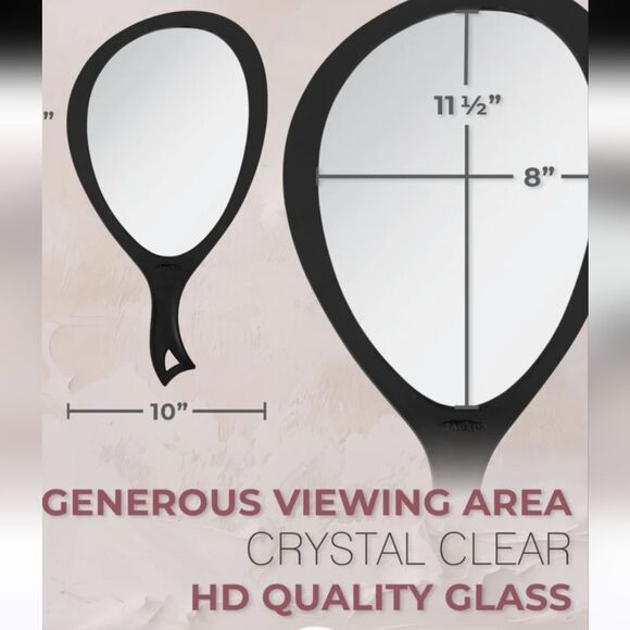 Zadro Handheld Mirror- Pink - Picture 7 of 13